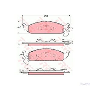 TRW GDB4016 Jeu de plaquettes frein contact signal d’usure inclus CHRYSLER: Stratus Cabriolet, Berline 3322937185450 TRW GDB4016 Jeu de plaquettes frein contact signal d’usure inclus CHRYSLER: Stratus Cabriolet, Berline 3322937185450