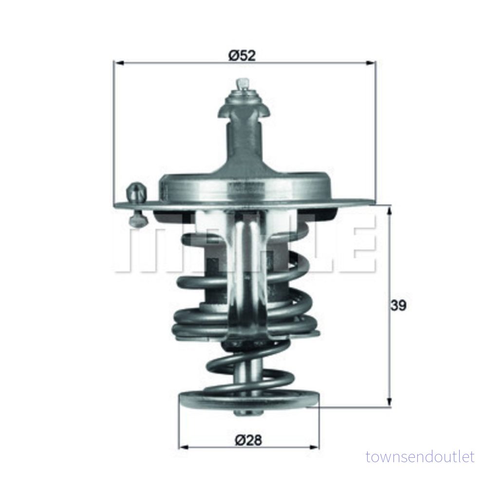 MAHLE TX 71 82D Termostat, kylvätska