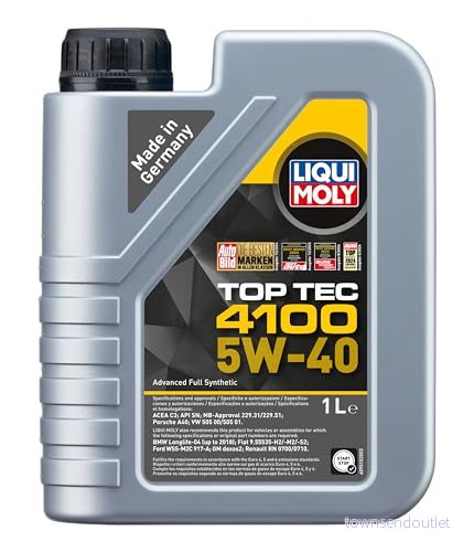 LIQUI MOLY Top Tec 4100 5W 40 1 L Olio motore per tecnologia di sintesi SKU: 9510 4100420095108