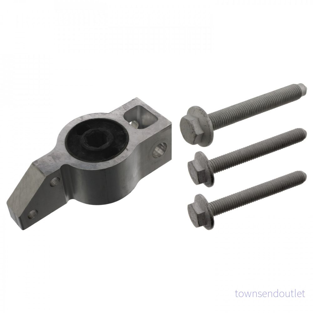 febi BILSTEIN 45891 Silent Bloc De Triangle avec monture Plus Essieu avant gauche, inférieur, arrière Aluminium Support métal caoutchouc 4027816458913