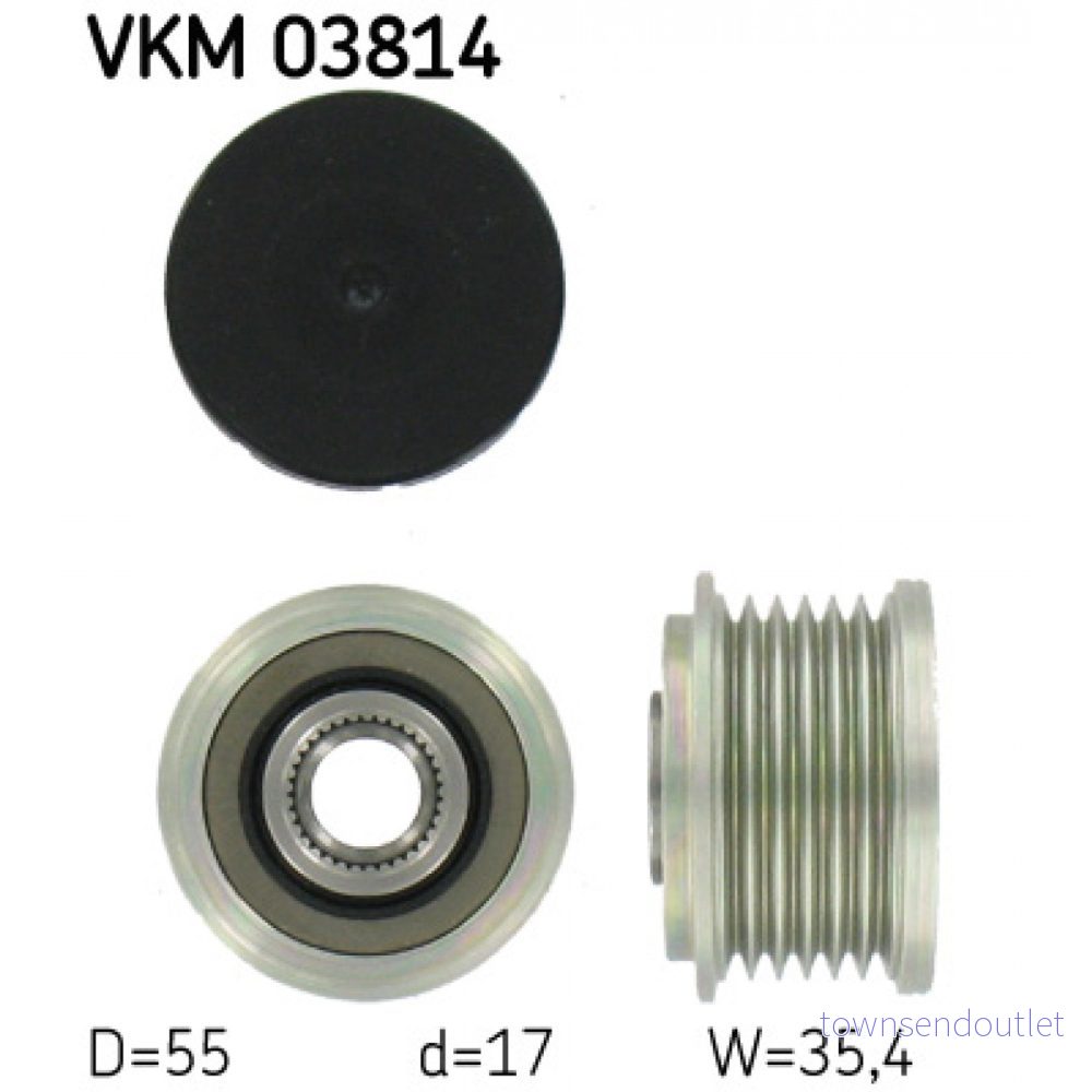 Frihjulskoppling, generator Skf VKM 03814 7316574759026