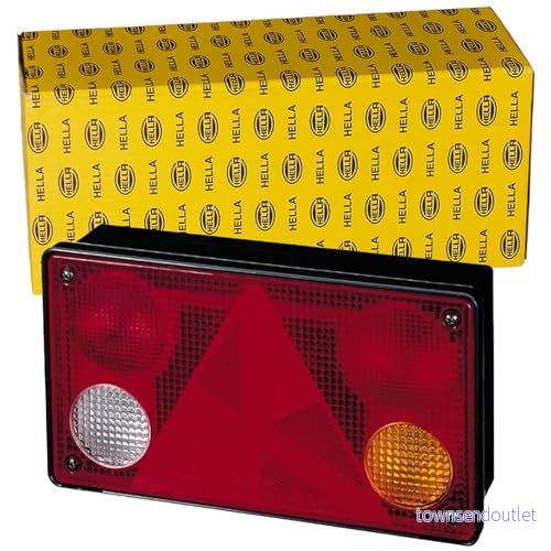 HELLA 2VP 340 400 151 Feu arrière gauche multicolore sans ampoules, pour remorques 4082300104462