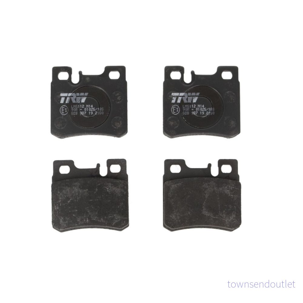 TRW GDB987 Bromsbeläggssats, Skivbroms, Bak 3322936409878