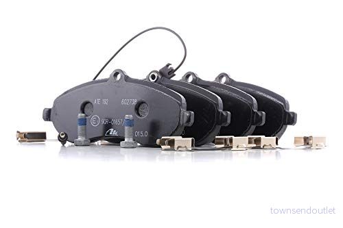 ATE 13.0460 2738.2 Jeu de plaquettes frein contact signal d'usure inclus avec vis d'étrier accessoires PEUGEOT: Expert II Van 4006633320078