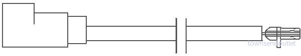 Varningssensor, bromsbeläggslitage QUICK BRAKE WS 0257 A 5706021104707