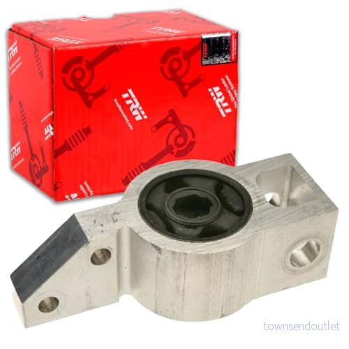 TRW JBU691 Silent Bloc De Triangle Essieu avant, inférieur, gauche, arrière, intérieur Support métal caoutchouc VOLKSWAGEN: Caddy 3, Touran I, Golf 5 3322937930616