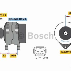 BOSCH 0 986 081 380 Alternateur 14V 120A OPEL: Corsa C 3/5 portes, Astra H Meriva A, VAUXHALL: Mk5 4047024853270 BOSCH 0 986 081 380 Alternateur 14V 120A OPEL: Corsa C 3/5 portes, Astra H Meriva A, VAUXHALL: Mk5 4047024853270