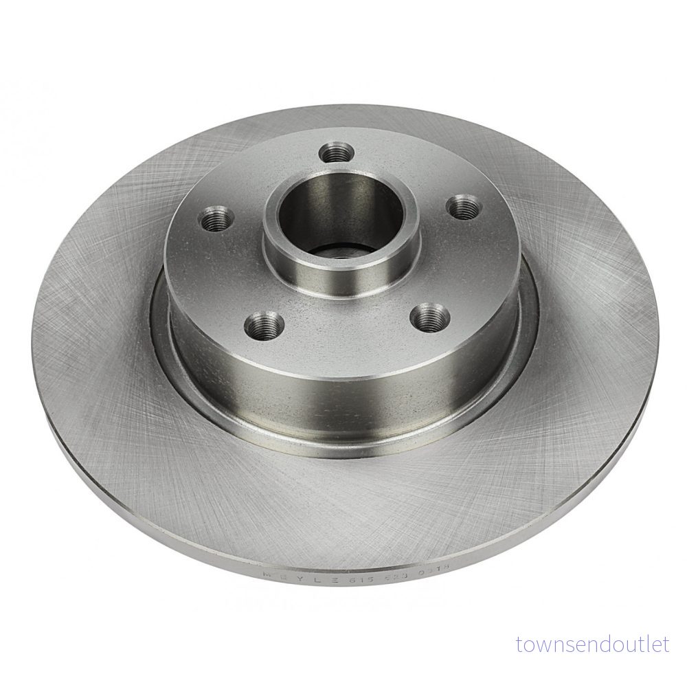 MEYLE 615 523 0018 Disque de frein Essieu arrière 280 12 5 114,3 plein avec roulement roues intégré, bague ABS ORIGINAL Quality 4040074194348