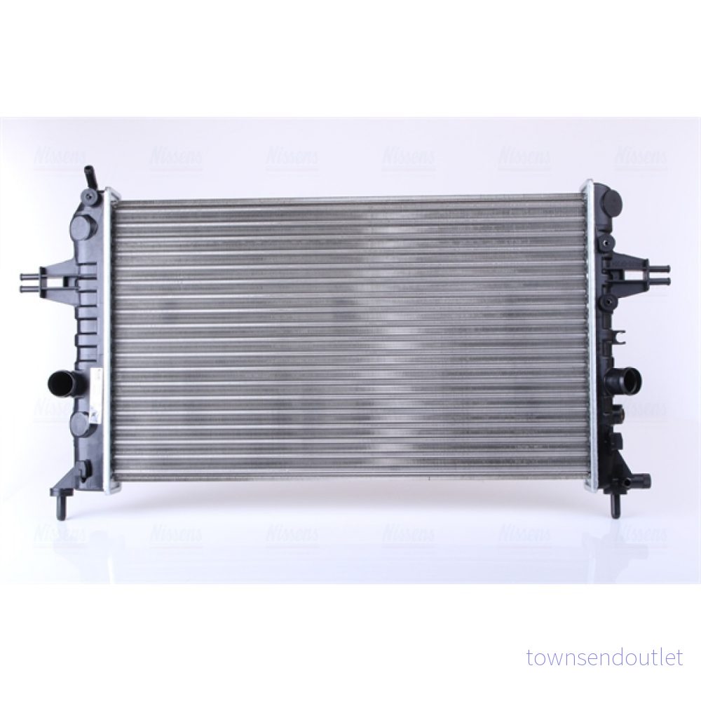 NISSENS 630704 Radiateur du moteur Aluminium 599 369 26 ailettes jointes mécaniquement OPEL: Astra G CC, Zafira A, Coupe