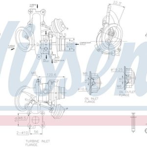 Turboaggregat Nissens 93524 5707286502291 Turboaggregat Nissens 93524 5707286502291