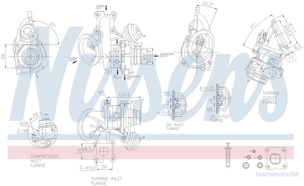 Turboaggregat Nissens 93524 5707286502291
