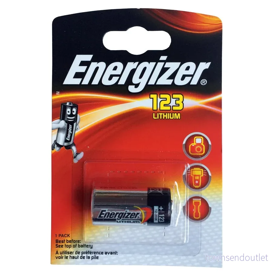 Energizer CR123A Litiumbatteri 3V - Styck 7638900052008