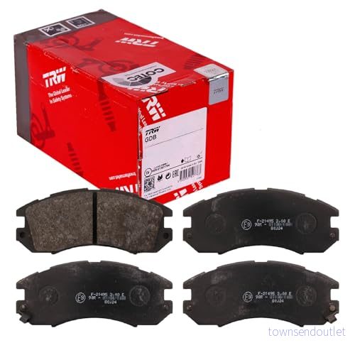 TRW GDB989 Bromsbeläggssats, skivbroms 3322936409892
