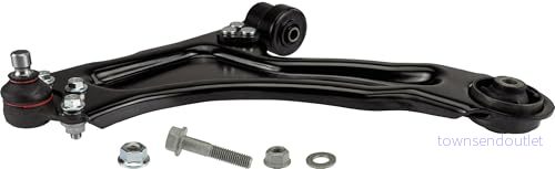 TRW JTC972 Bras de suspension avec support en caoutchouc, monture Essieu avant, inférieur, gauche barre oscillant transversal Tôle d'acier 3322937337491