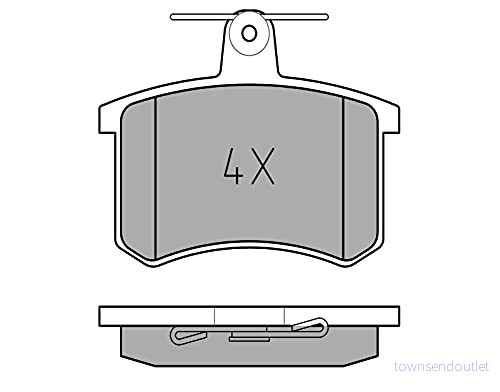MEYLE 025 211 4416 Jeu de plaquettes frein ORIGINAL Quality Essieu arrière contact signal d'usure exclu avec tôle anti bruit AUDI: A4 B5 Avant 4040074079799