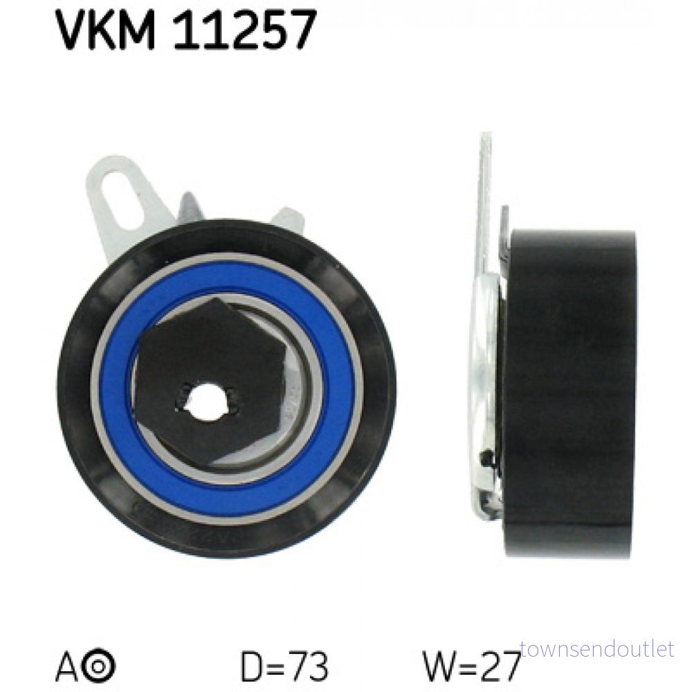 SKF VKM 11257 Poulie tendeur, courroie crantée VOLKSWAGEN: TRANSPORTER 4, 4 Bus, LT 28 46 2 Kasten, VOLVO: V70 I, S80 I 7316572285596