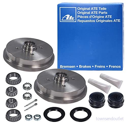 ATE 24.0218 0707.2 Tambours de Frein avec roulement roue 211,5 VOLKSWAGEN: GOLF 1 Cabriolet, Passat B2 Berline, Polo II 3/5 portes, AUDI: Coupe 4006633307079