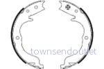 BOSCH Bromsbackar, sats, parkeringsbroms 0 986 487 739 CITROËN; MITSUBISHI; PEUGEOT; SUBARU 4047024467330