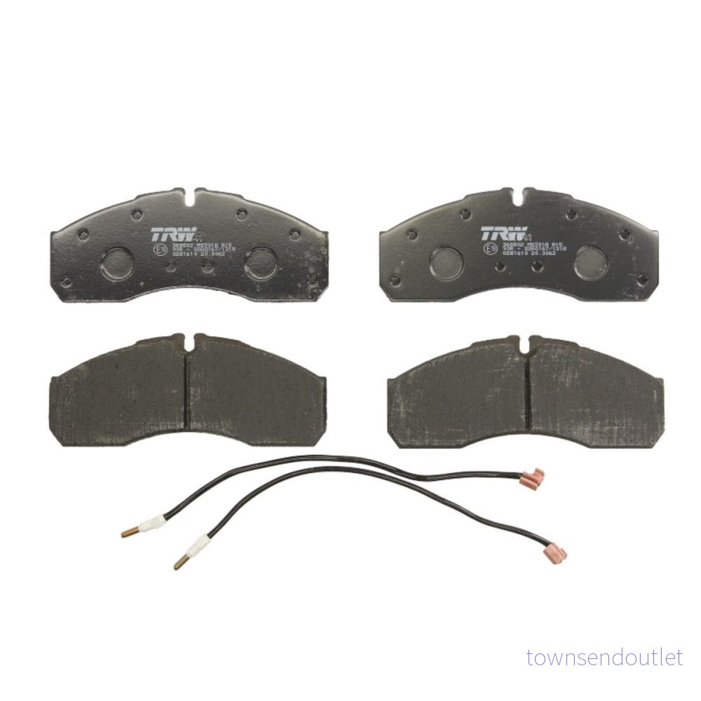 TRW COTEC GDB1610 Jeu de plaquettes frein contact signal d'usure inclus avec vis d'étrier accessoires IVECO: DAILY 3 Kasten/Kombi 3322937390441
