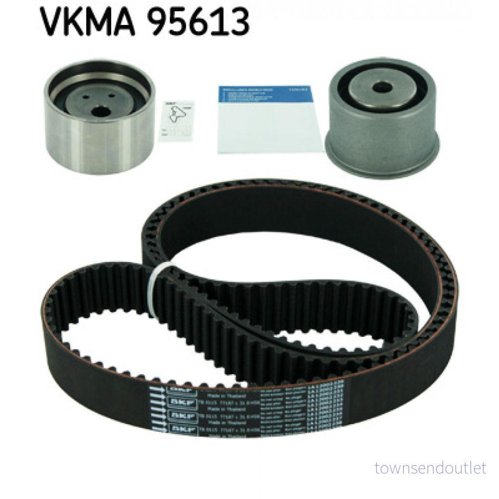 SKF VKMA 95613 Kit de distribution 187 avec une denture arrondie MITSUBISHI: Pajero 2, L200 III Pick up, Sport 1 SUV 7316571097114