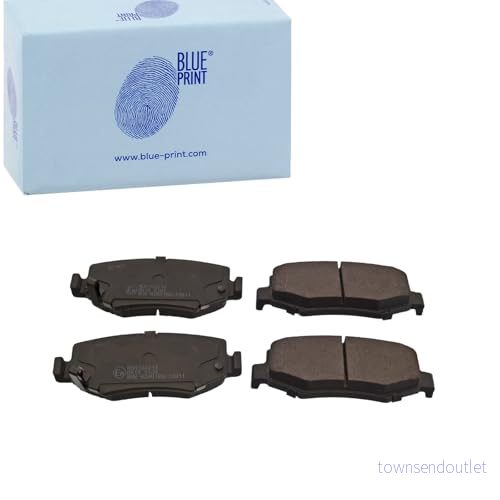 BLUE PRINT ADA104214 Jeu de plaquettes frein Essieu arrière avec indicateur d'usure tôle anti bruit JEEP: WRANGLER 3, Cherokee IV 5050063616873