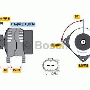 BOSCH 0 986 045 360 Alternateur 14V 150A VOLKSWAGEN: Transporter 5, 4 Bus, 5 DODGE: Caliber, Journey MPV, Avenger Berline 3165143530092 BOSCH 0 986 045 360 Alternateur 14V 150A VOLKSWAGEN: Transporter 5, 4 Bus, 5 DODGE: Caliber, Journey MPV, Avenger Berline 3165143530092