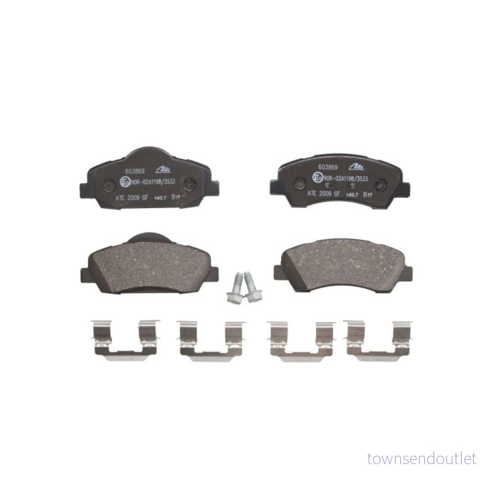 ATE 13.0460 3869.2 Jeu de plaquettes frein PEUGEOT: 308 II 3/5 portes, SW 2, Van / portes 4006633435611