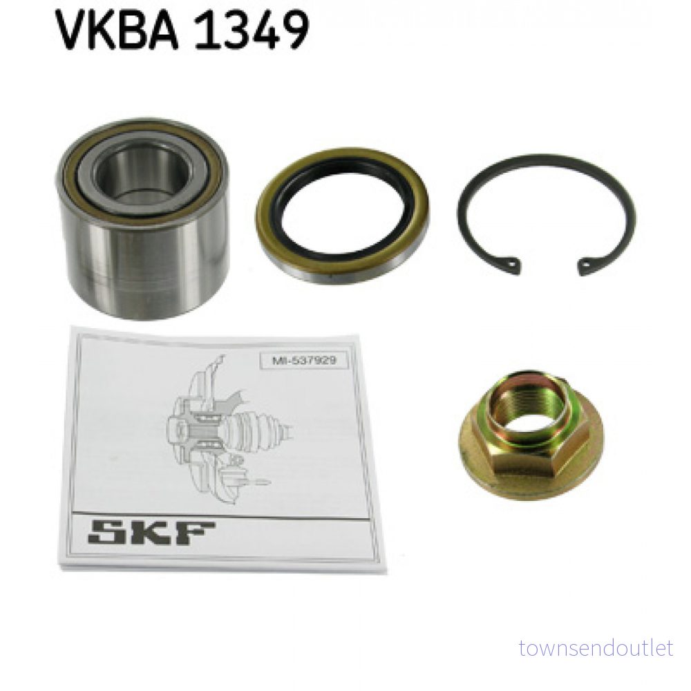 SKF VKBA 1349 Kit de roulements roue avec bague d'étanchéité 58 MAZDA: 626 III Berline