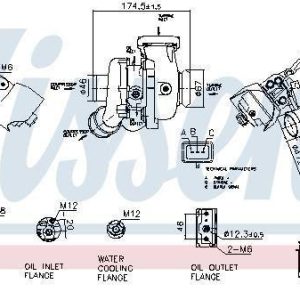 Turboaggregat Nissens 93428 5707286481732 Turboaggregat Nissens 93428 5707286481732