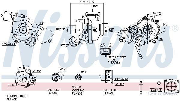 Turboaggregat Nissens 93428 5707286481732