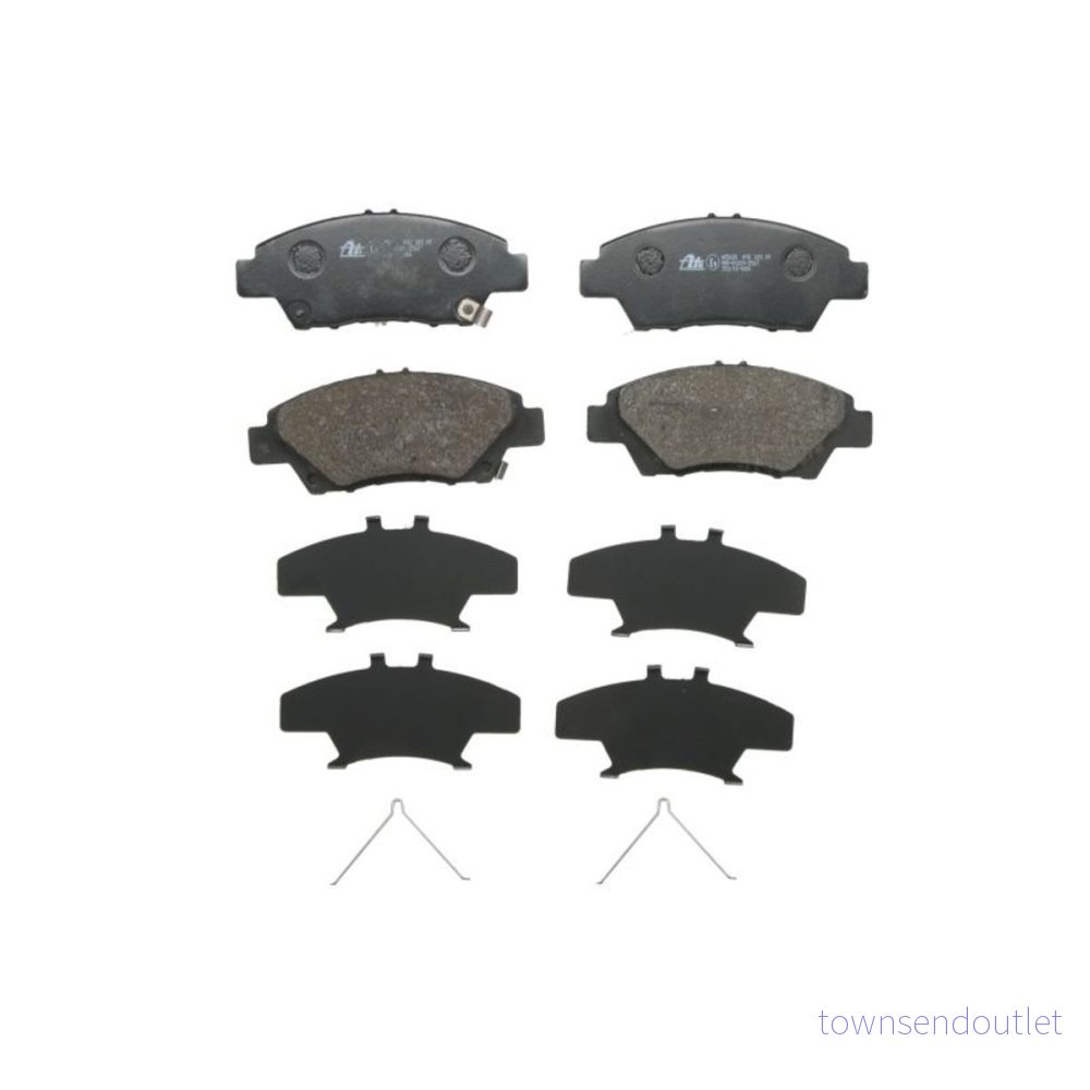ATE 13.0460 5620.2 Jeu de plaquettes frein avec indicateur d'usure tôle anti bruit accessoires HONDA: JAZZ 3, 4, Insight II 5 portes 4006633371964