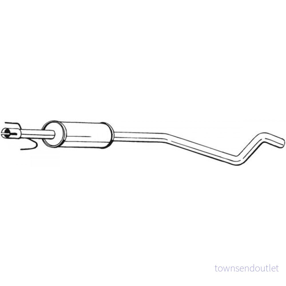 mittenljuddämpare BOSAL 284 317 3351642843171