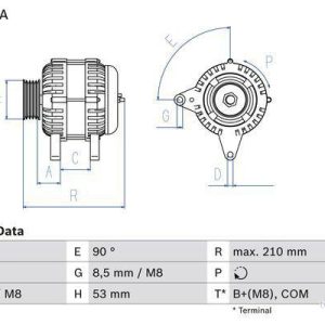 BOSCH 0 986 082 340 Generator 14V 150A AUDI: A4 B8 Avant, Q5, A5 Coupe 4047025332330 BOSCH 0 986 082 340 Generator 14V 150A AUDI: A4 B8 Avant, Q5, A5 Coupe 4047025332330
