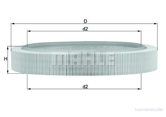 Luftfilter Knecht LX 58 4009026034460