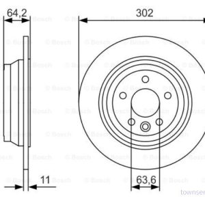 BOSCH 0 986 479 B19 Disque de frein 302 11 5 108 plein revêtu LAND ROVER: Freelander 2 SUV 4047025363136 BOSCH 0 986 479 B19 Disque de frein 302 11 5 108 plein revêtu LAND ROVER: Freelander 2 SUV 4047025363136