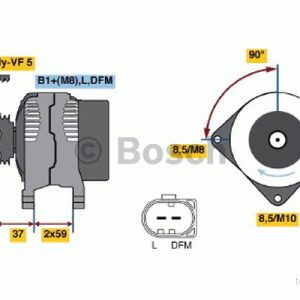 BOSCH 0 986 044 460 Alternateur 14V 140A AUDI: A4 B6 Berline, Avant, A6 C5 VOLKSWAGEN: Passat B5 GP Break, Berline 3165143477441 BOSCH 0 986 044 460 Alternateur 14V 140A AUDI: A4 B6 Berline, Avant, A6 C5 VOLKSWAGEN: Passat B5 GP Break, Berline 3165143477441