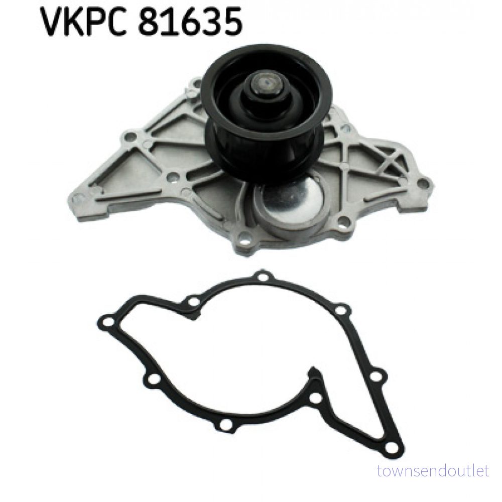 SKF VKPC 81635 Pompe à eau avec joints Matière plastique pour transmission par courroie de distribution AUDI: A4 B6 Berline, Avant 7316574876860