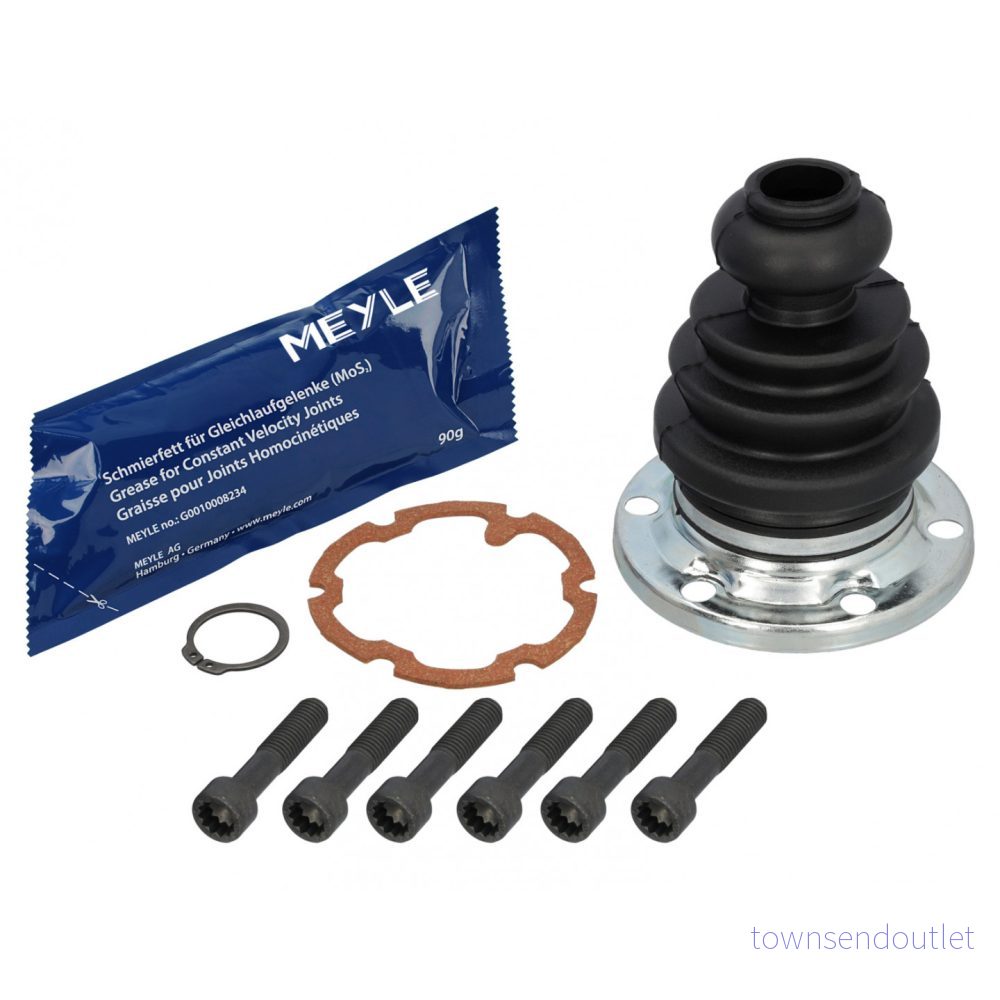 MEYLE 100 498 0043 Soufflet de Cardan du côté boîte vitesses, Essieu Avant Caoutchouc ORIGINAL Quality AUDI: A4 B5 Berline, 4040074159828