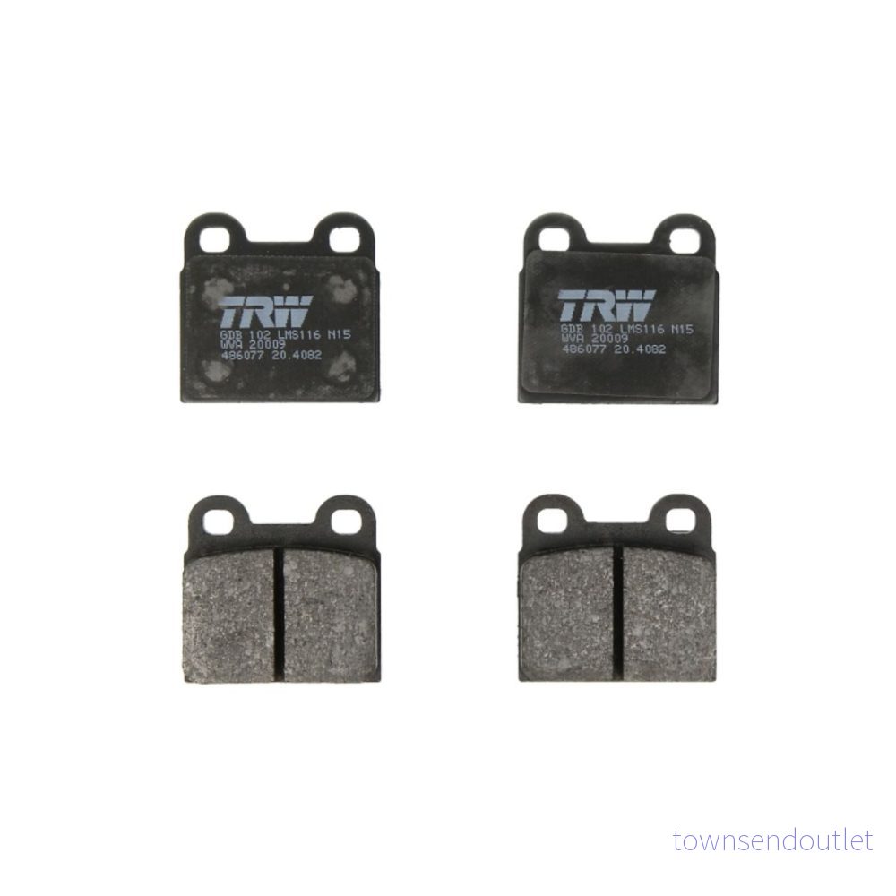 TRW GDB102 Bromsbeläggssats, Skivbroms 3322936401025