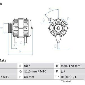 BOSCH 0 986 083 120 Alternateur 14V 130A OPEL: Meriva B, Astra J 5 portes, Insignia A 3/5 CHEVROLET: Trax I, Aveo portes 4047026021806 BOSCH 0 986 083 120 Alternateur 14V 130A OPEL: Meriva B, Astra J 5 portes, Insignia A 3/5 CHEVROLET: Trax I, Aveo portes 4047026021806