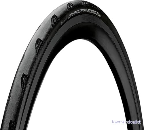 Continental Grand Prix 5000 S TR 28 fällbara däck 700 x 28C (28-622) svart, En storlek, 1012845801, nero/nero, 28" 700x28C 28-622 4019238054422