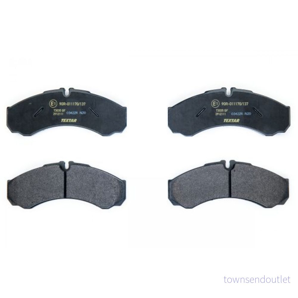 TEXTAR 2912111 Jeu de plaquettes frein préparé pour indicateur d'usure IVECO: DAILY 3 Kasten/Kombi, 3, Bus, RENAULT: Master Pro Van 4019722281792