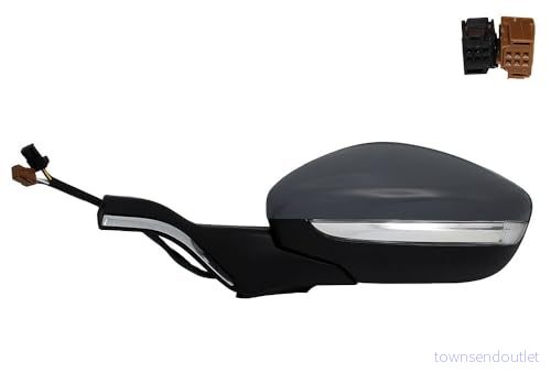 Rétroviseur extérieur Alkar 6151296 gauche chrome avec couche d'apprêt électrique chauffant, Rabattable électriquement, convexe 8424445191321