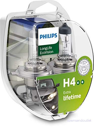 Halogenlampa PHILIPS LONGLIFE ECOVISION 12V H4 60/55W X2 8727900362572