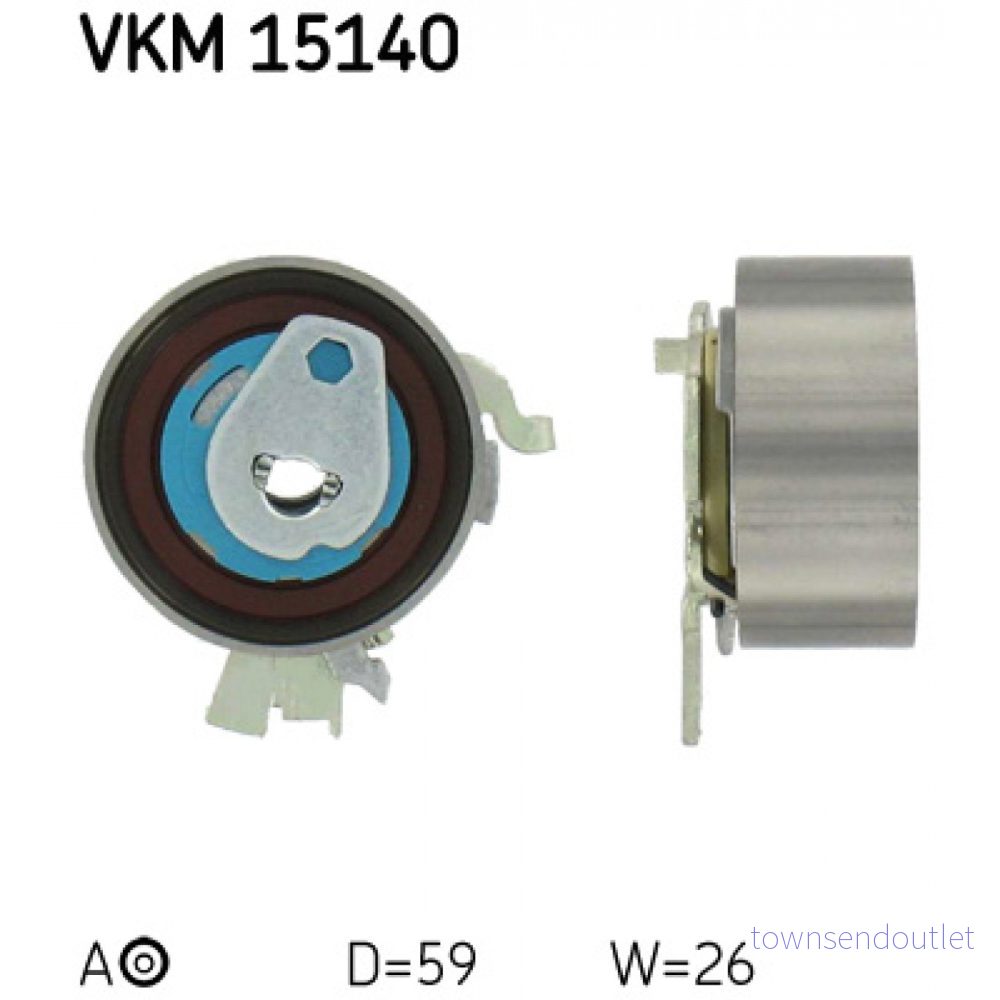 SKF VKM 15140 Poulie tendeur, courroie crantée OPEL: Zafira B, Astra H 3/5 portes, G CC 7316572388884