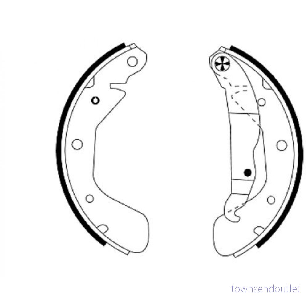 TEXTAR 91044800 Mâchoires De frein 200 29 avec levier à main accessoires OPEL: Corsa B 3/5 portes, A CC, Astra F CC 4019722224867