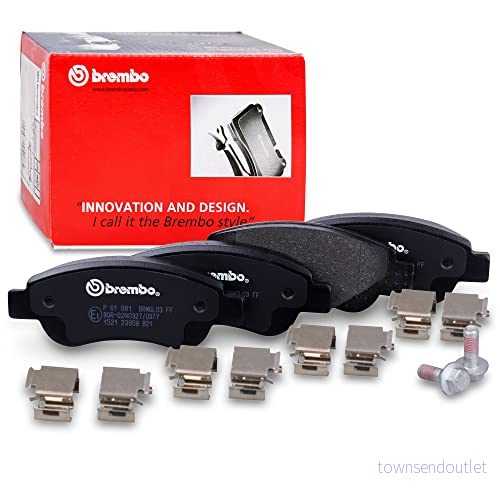 Bromsbeläggssats, skivbroms BREMBO P 61 081 8020584059647