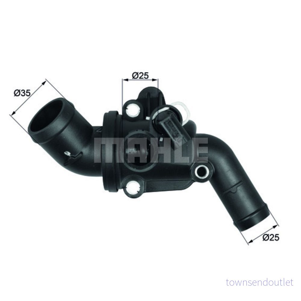 MAHLE ORIGINAL Termostat Kylvätska TI 14 87
