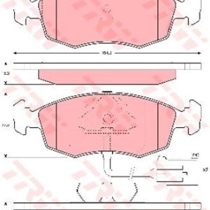 TRW GDB1208 Jeu de plaquettes frein contact signal d’usure inclus FORD: Sierra Mk1 3/5 portes 3322937136872 TRW GDB1208 Jeu de plaquettes frein contact signal d’usure inclus FORD: Sierra Mk1 3/5 portes 3322937136872
