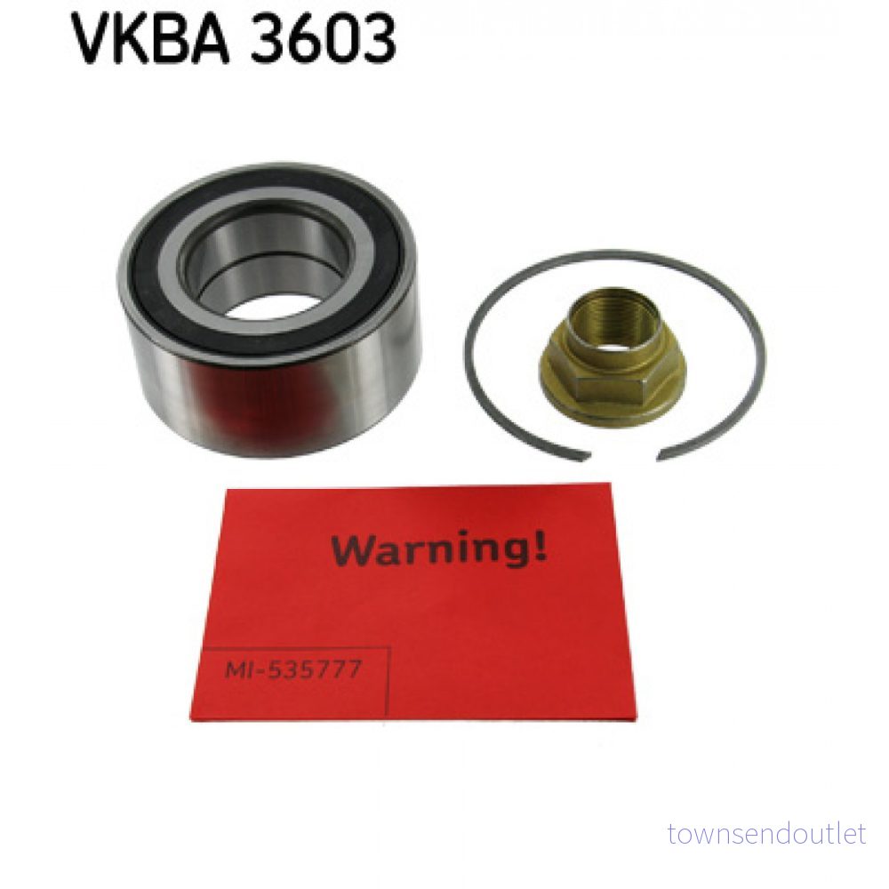 SKF VKBA 3603 Kit de roulements roue avec capteur ABS intégré 82,5 LAND ROVER: Freelander 2 SUV, I SUV Cabriolet 7316571866826